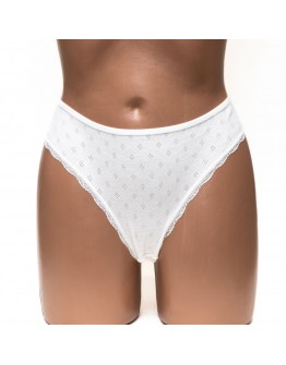 Жіночі труси бавовняні Wiwi білі 4445-2