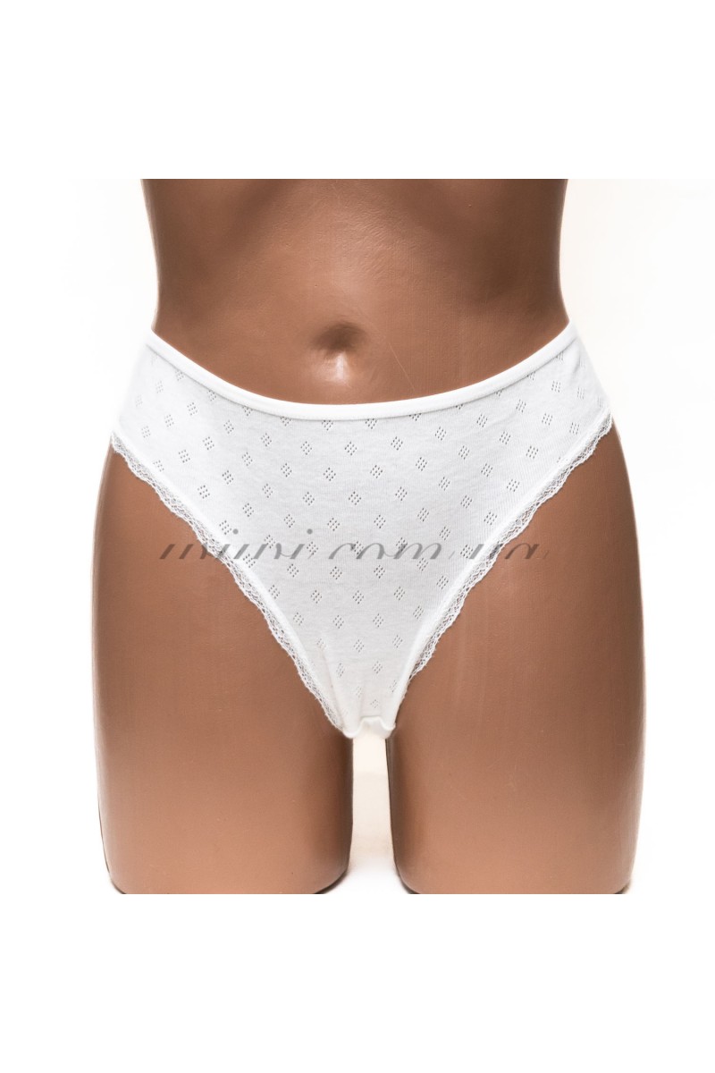 Жіночі труси бавовняні Wiwi білі 4445-2