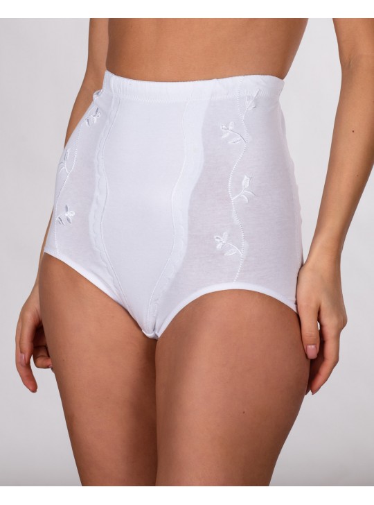 Коригуючі труси-утяжка бавовна Kable 81040 білі 7060-1 Коригуючі труси-утяжка бавовна Kable 81040 білі 7060-1