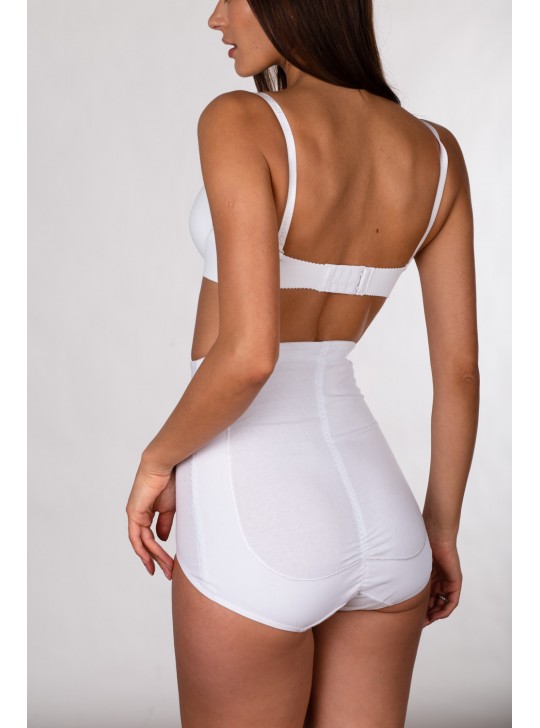 Коригуючі труси-утяжка бавовна Kable 81040 білі 7060-1 Коригуючі труси-утяжка бавовна Kable 81040 білі 7060-1