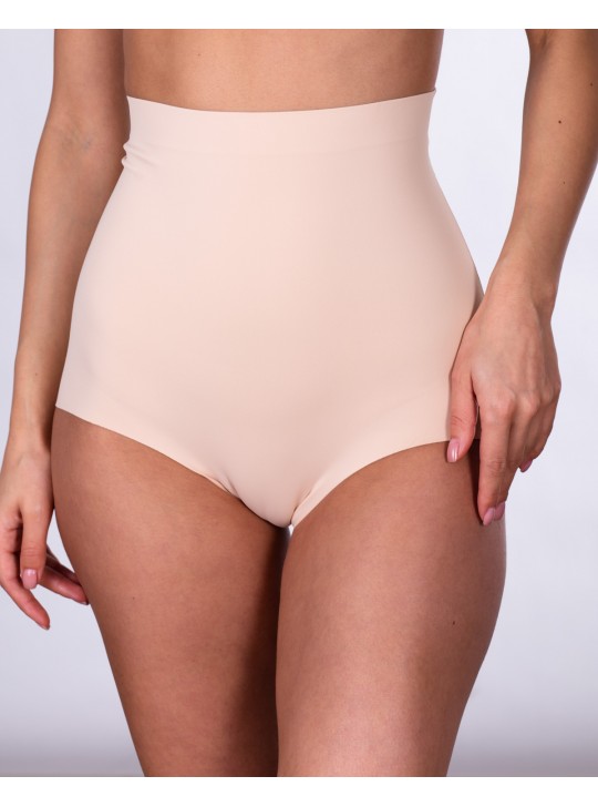 Безшовні коригуючі труси-утяжка Lulola 8029 бежеві 7058-1
