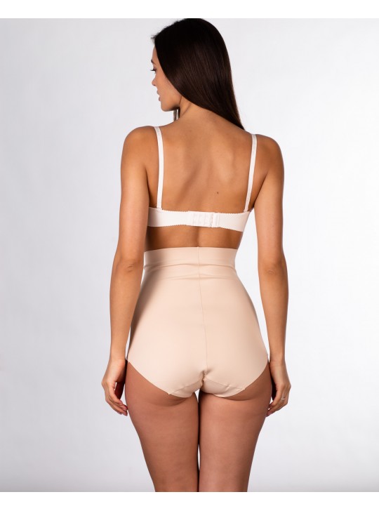 Безшовні коригуючі труси-утяжка Lulola 8029 бежеві 7058-1