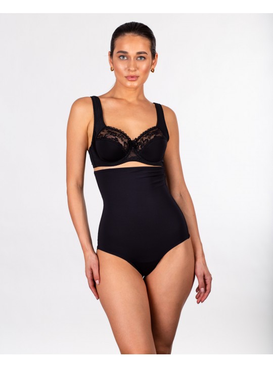 Коригуючі безшовні труси-утяжка Nadizi 16014 чорні 7036-3