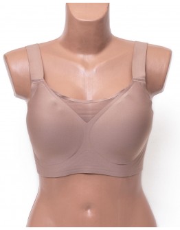 Безшовний бюстгальтер без кісточок Weiyesi 4005 капучіно 5556-2