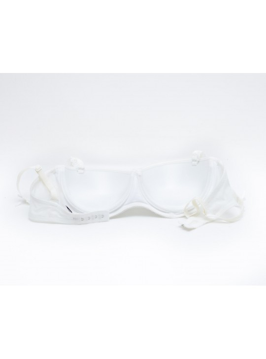 Бюстгальтер Анжелика балконет с плиссировкой Weiyesi 5627 молочный k5300-1