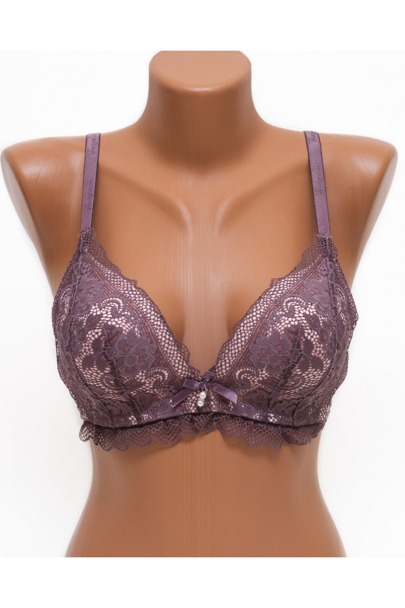 Бюстгальтер без кісточок формова чашка Weiyesi 5865 мокко k5260-3