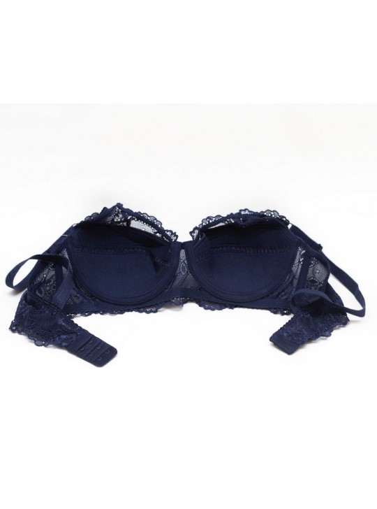 Бюстгальтер мереживна м'яка чашка Anfen 919 синій 919-4