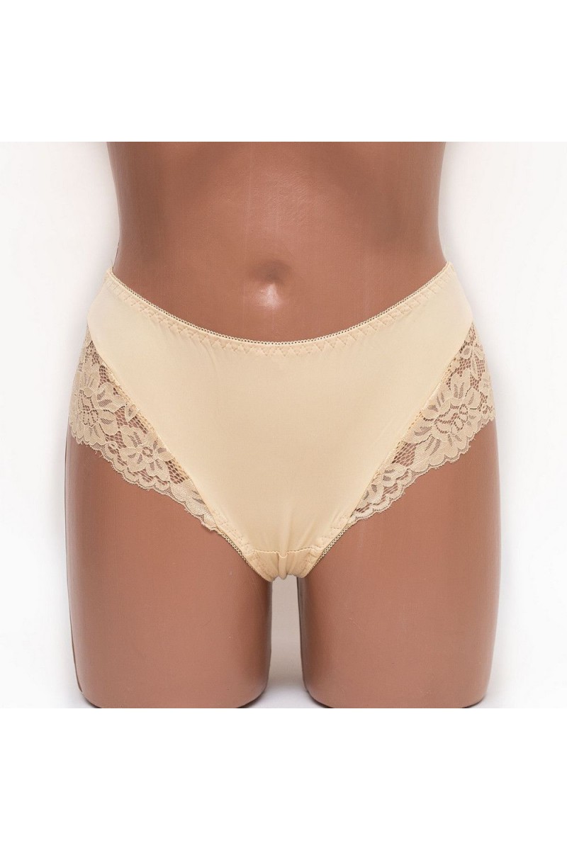 Женские трусы стринги с кружевом Nadizi 0357 бежевые k3377-1 Женские трусы стринги с кружевом Nadizi 0357 бежевые k3377-1