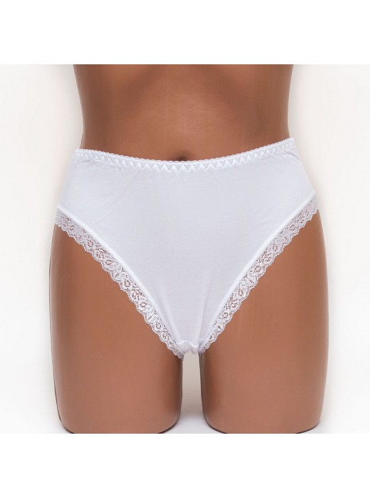 Трусики женские хлопок Mia 061 белые k3381-2