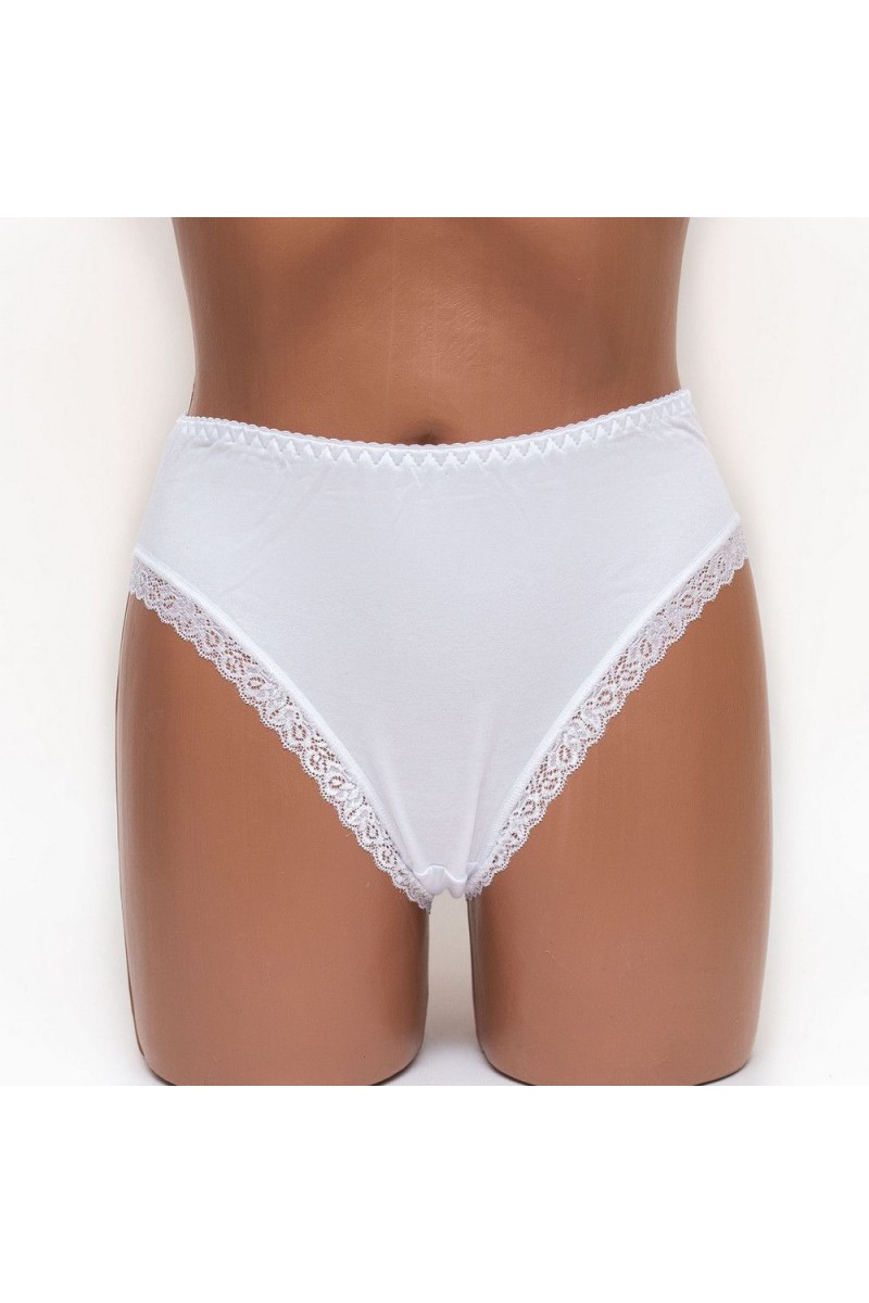 Трусики женские хлопок Mia 061 белые k3381-2