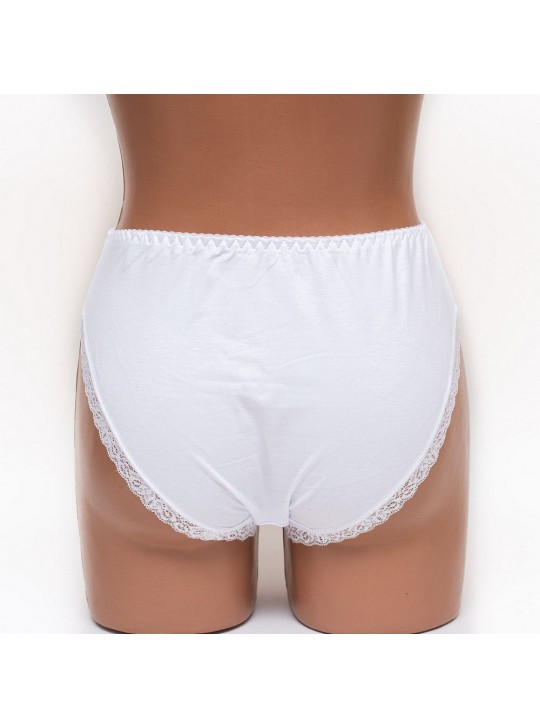 Трусики женские хлопок Mia 061 белые k3381-2