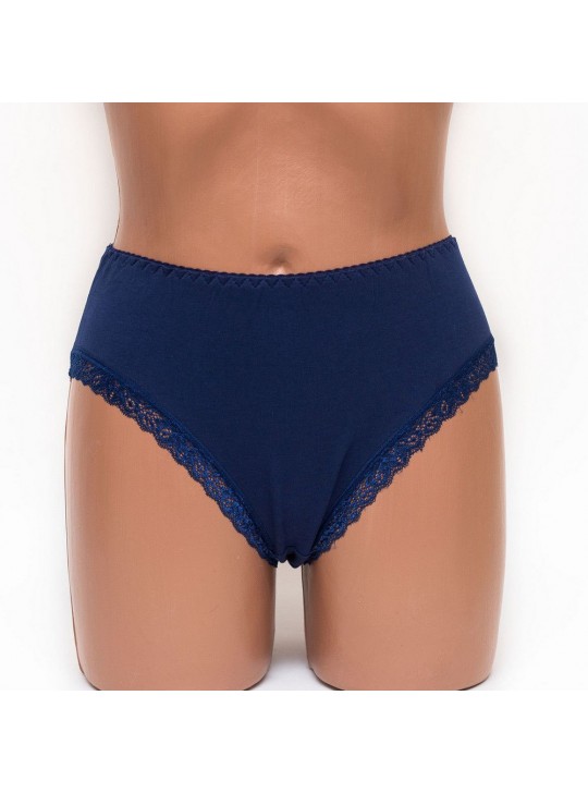 Трусики женские хлопок Mia 060 синие k3381-3