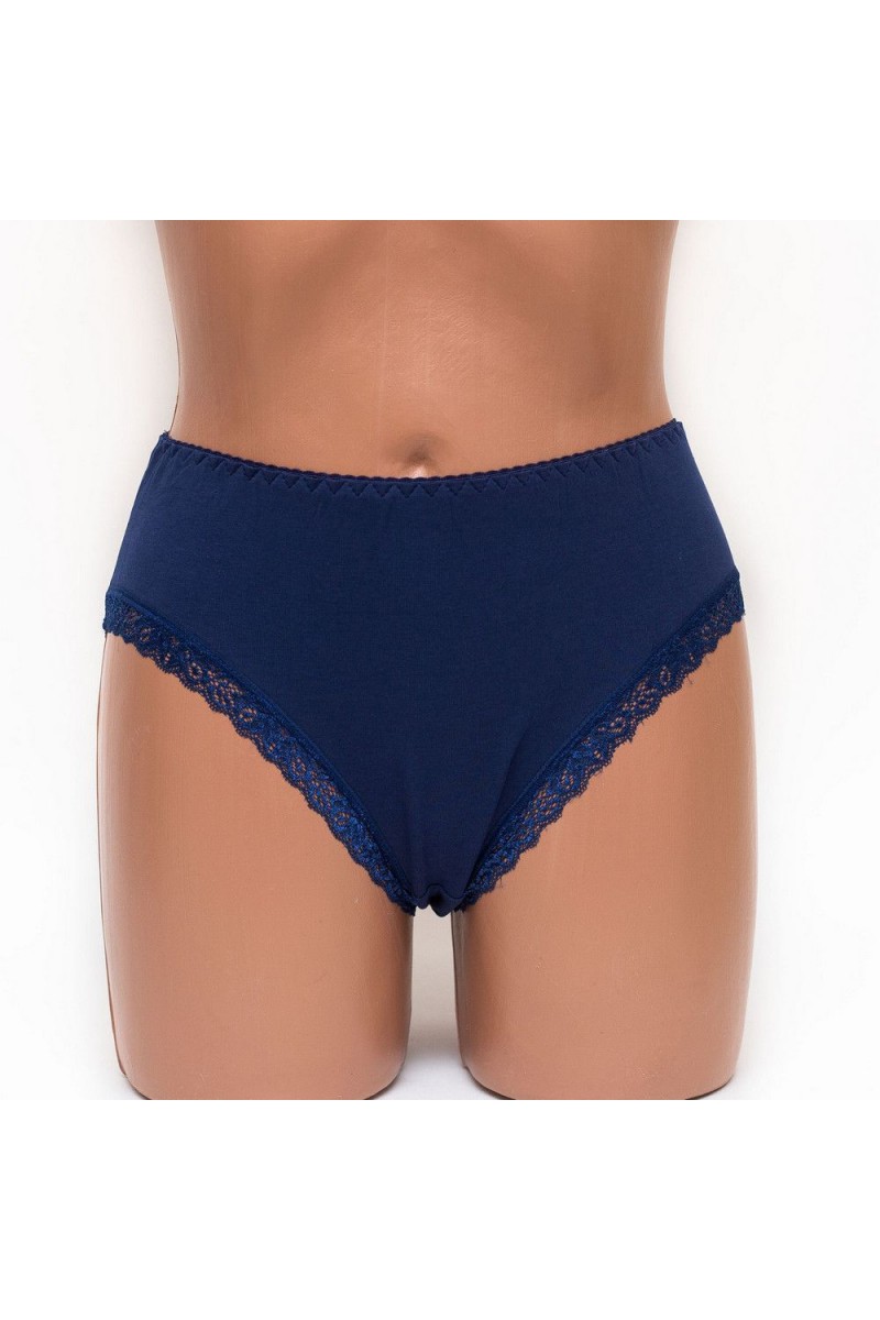 Трусики женские хлопок Mia 060 синие k3381-3