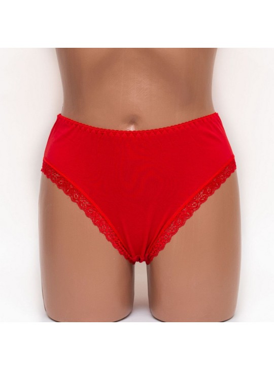 Трусики женские хлопок Mia 060 красные k3381-5