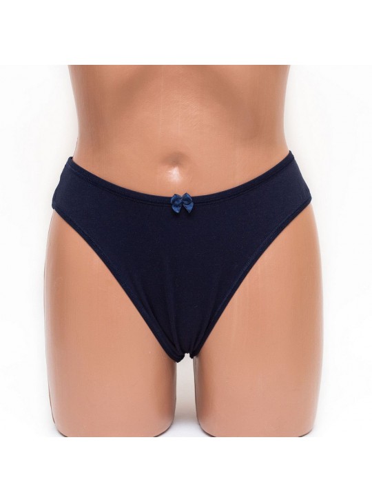 Трусики женские бразилиана хлопок ER and DO синий k3401-4