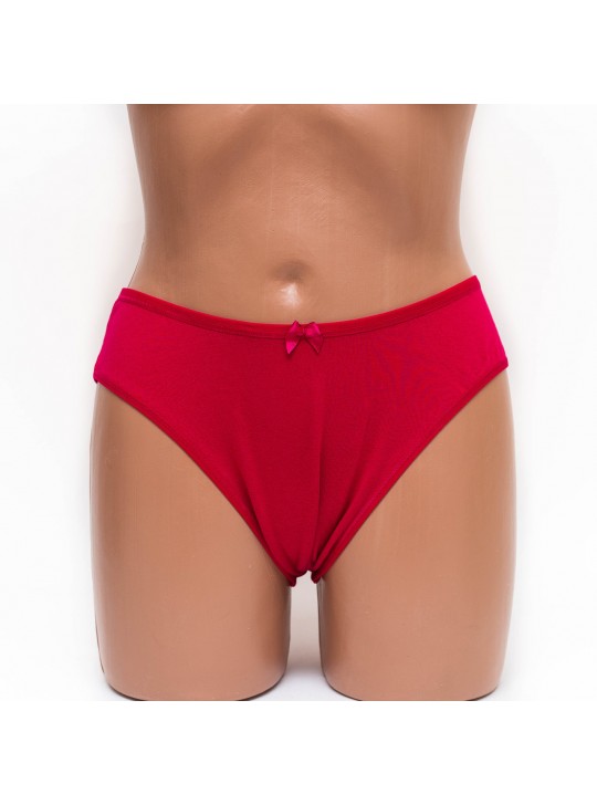 Трусики женские бразилиана хлопок ER and DO бордовые k3401-9