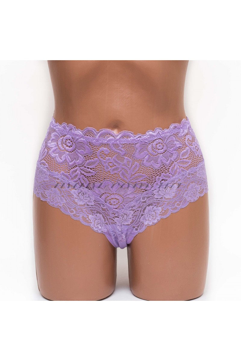 Трусики женские бразилиана кружевные MDL 4307 сиреневый k3428-2