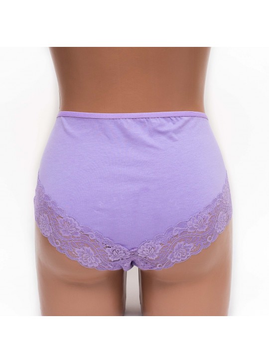 Трусики женские бразилиана кружевные MDL 4307 сиреневый k3428-2