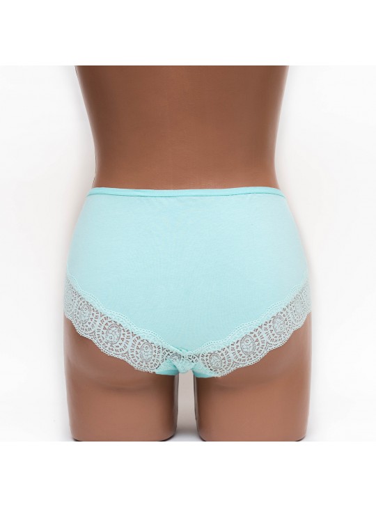 Трусики женские бразилиана кружевные MDL 4307 цвет мята k3428-4
