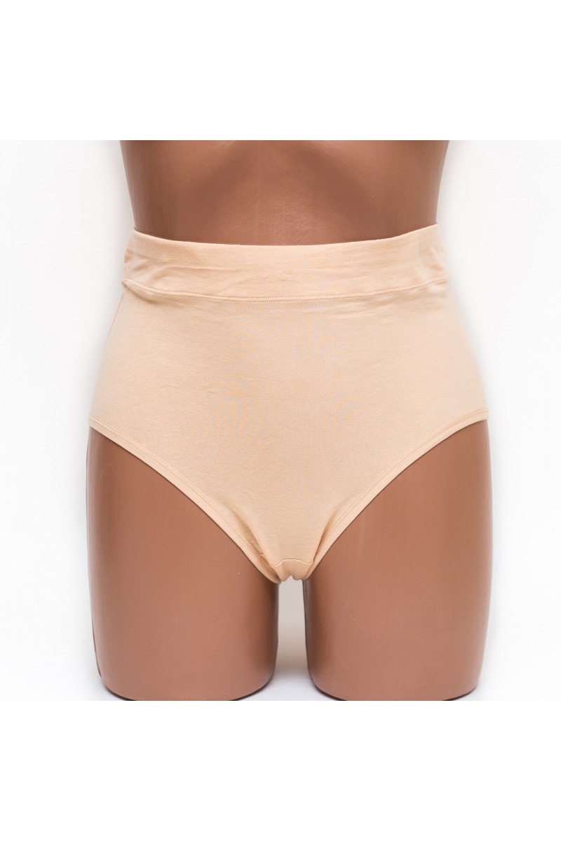 Жіночі трусики бавовна Antifu 612 бежеві k3478-1