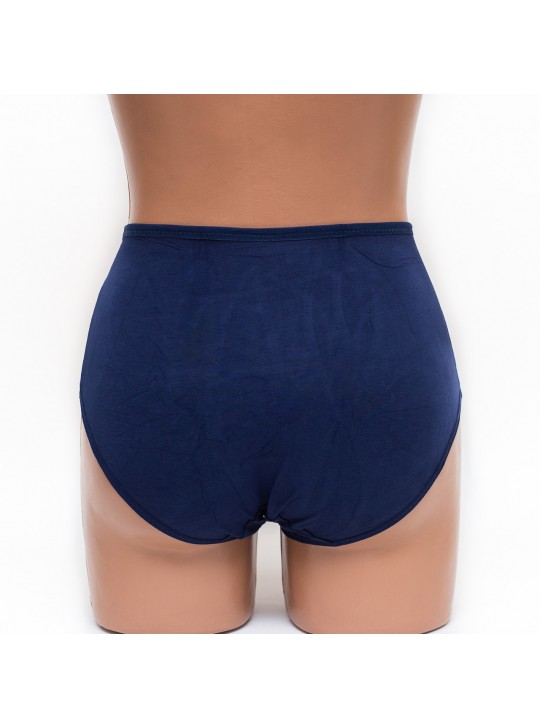 Женские трусики хлопок Menyalas 6664 синие k3479-6