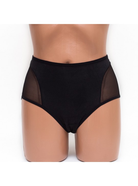 Женские трусики хлопок Menyalas 6664 черные k3479-8