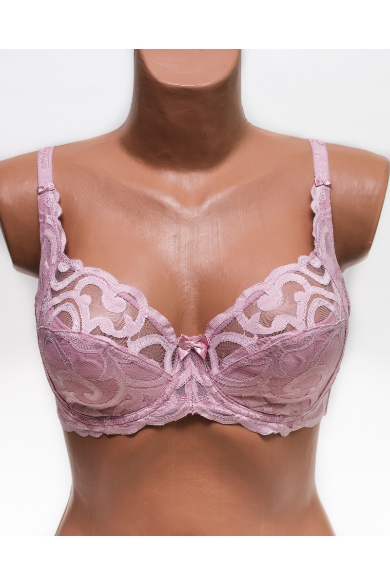 Бюстгальтер мереживний Anfen 609-6 пудра 609-6-6