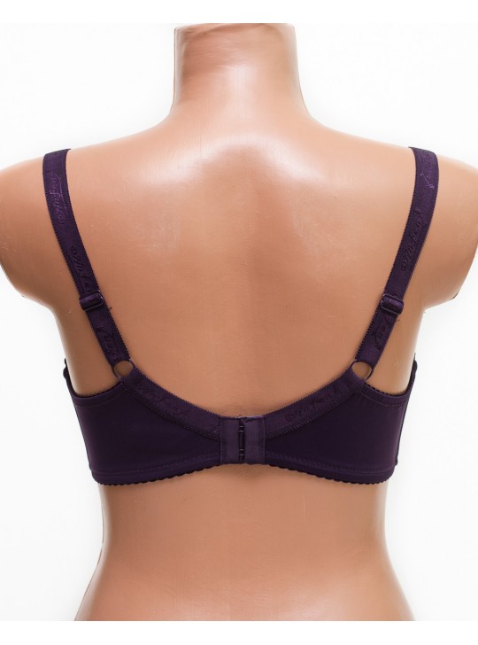 Бюстгальтер з вишивкою Anfen 5-705 фіолетовий 5-705-1