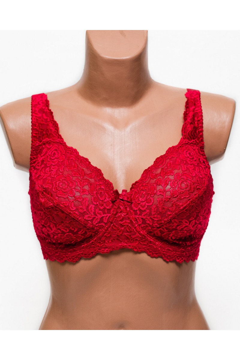 Бюстгальтер з м'якою чашкою Anfen 408-55 бордовий 408-55-7