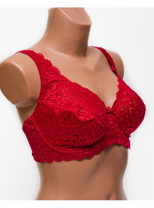 Бюстгальтер з м'якою чашкою Anfen 408-55 бордовий 408-55-7