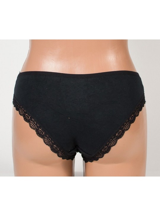 Женские трусы слип кружево хлопок L12-4