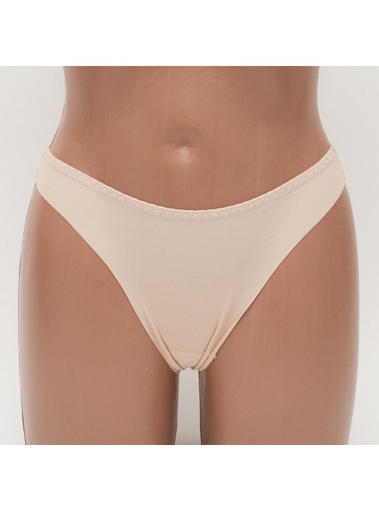 Женские трусы стринги бесшовные бежевый Hana k8125-3