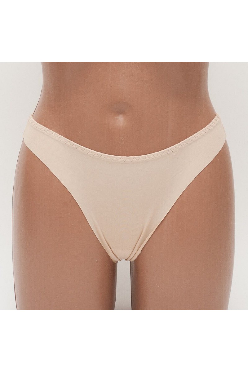 Женские трусы стринги бесшовные бежевый Hana k8125-3