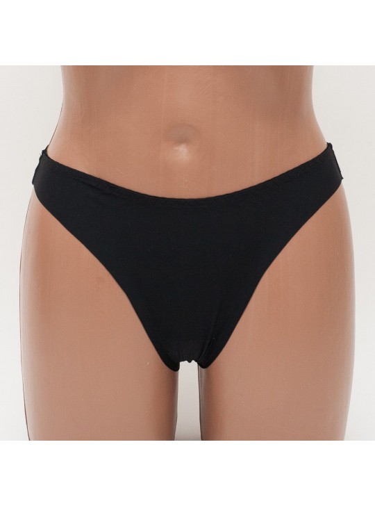 Женские трусы стринги бесшовные черные Hana k8125-2