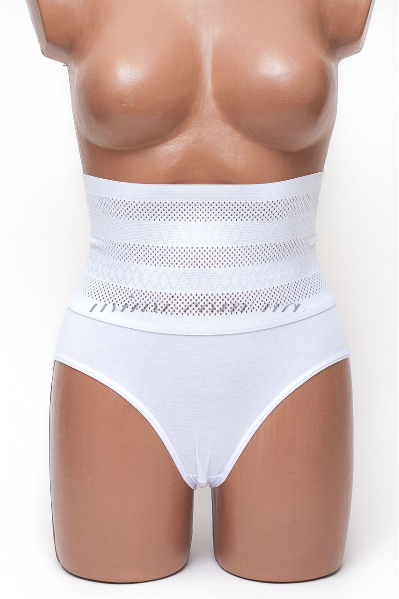  Корректирующие трусы пояс Ouno 6574 белые k3135-1