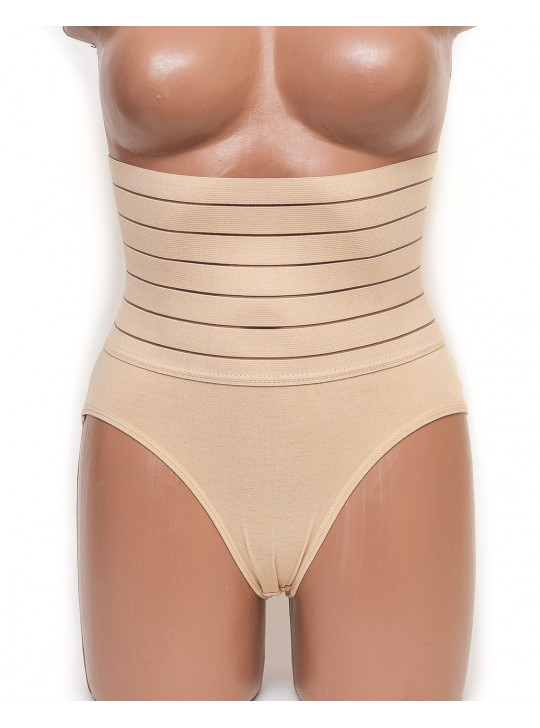 Корректирующие трусы пояс Ouno 6077 бежевые k3167-2