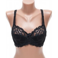 Бюстгальтер мереживний Anfen 609-6 чорний 609-6-1