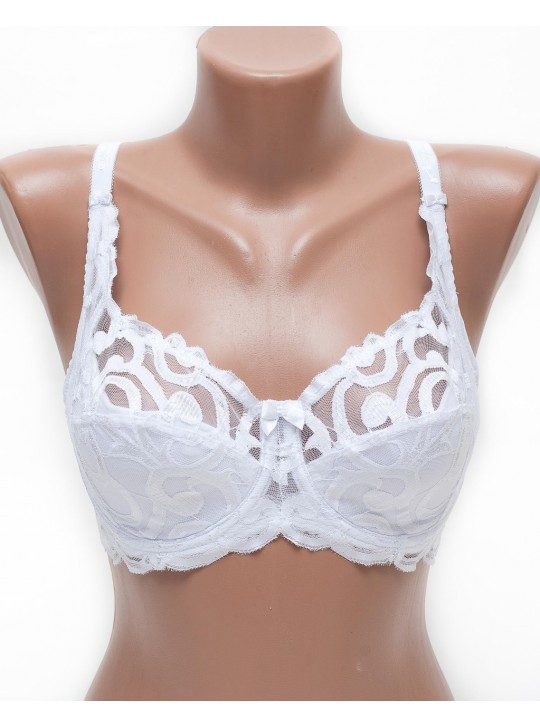 Бюстгальтер мереживний Anfen 609-6 білий 609-6-2