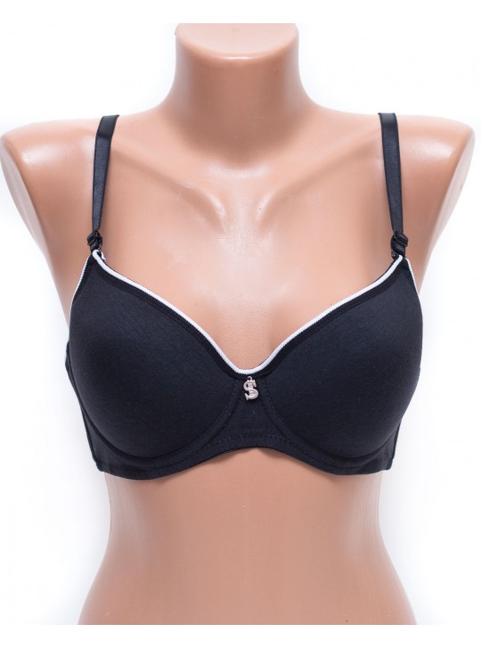 Спортивный бюстгальтер HAN 2008 черный k5159-6