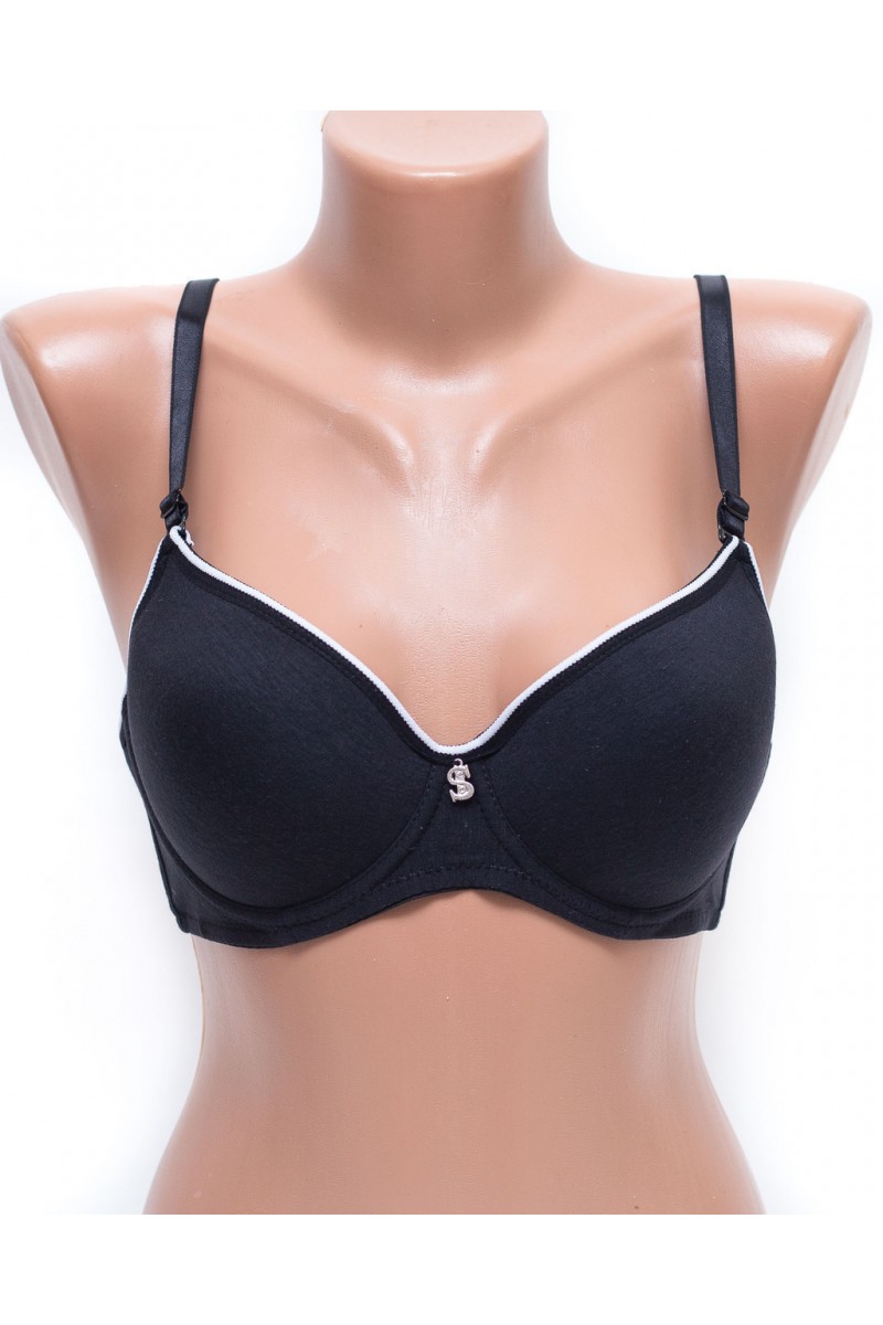 Спортивный бюстгальтер HAN 2008 черный k5159-6