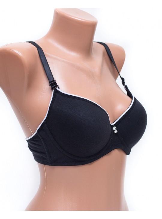 Спортивный бюстгальтер HAN 2008 черный k5159-6