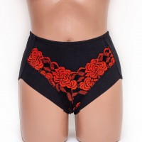 Трусики женские Antifu 7107 черные k3280-5