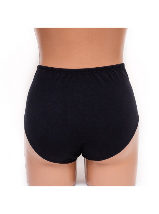 Трусики женские Antifu 7107 черные k3280-5