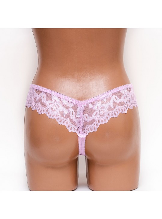 Трусики стринги Biweier 287 сиреневые k3295-4