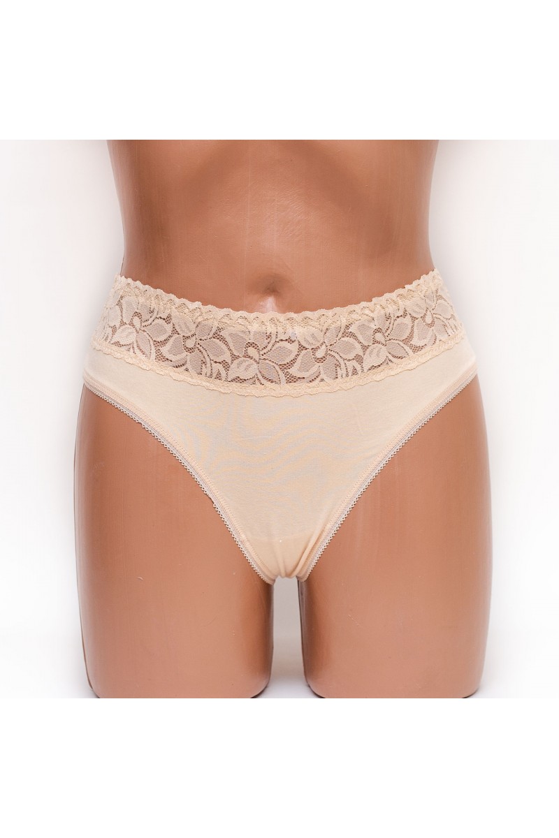 Женские трусики стринг Mia 054 бежевые k3296-2