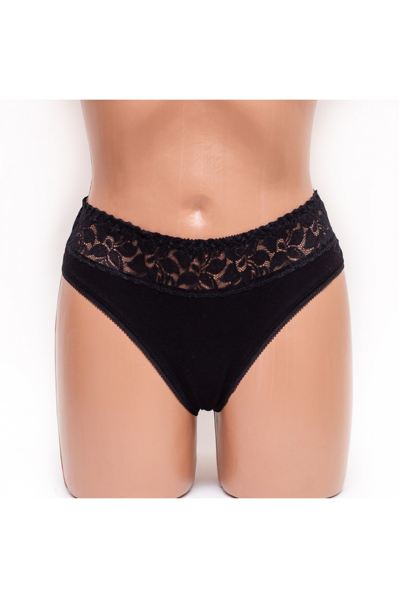 Женские трусики стринг Mia 054 черные k3296-7