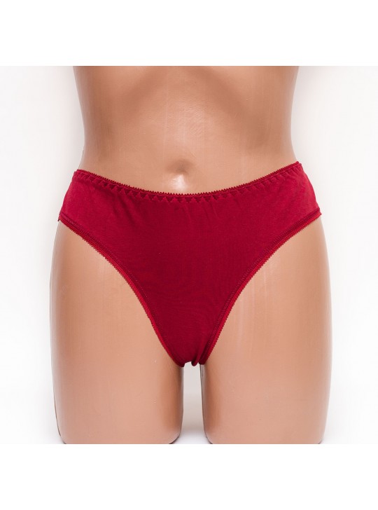 Женские трусики стринг Mia 190 бордовые k3300-4