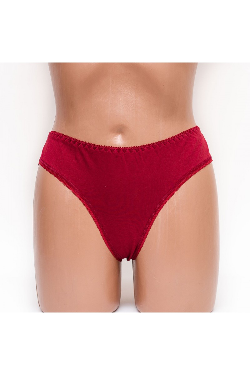 Женские трусики стринг Mia 190 бордовые k3300-4