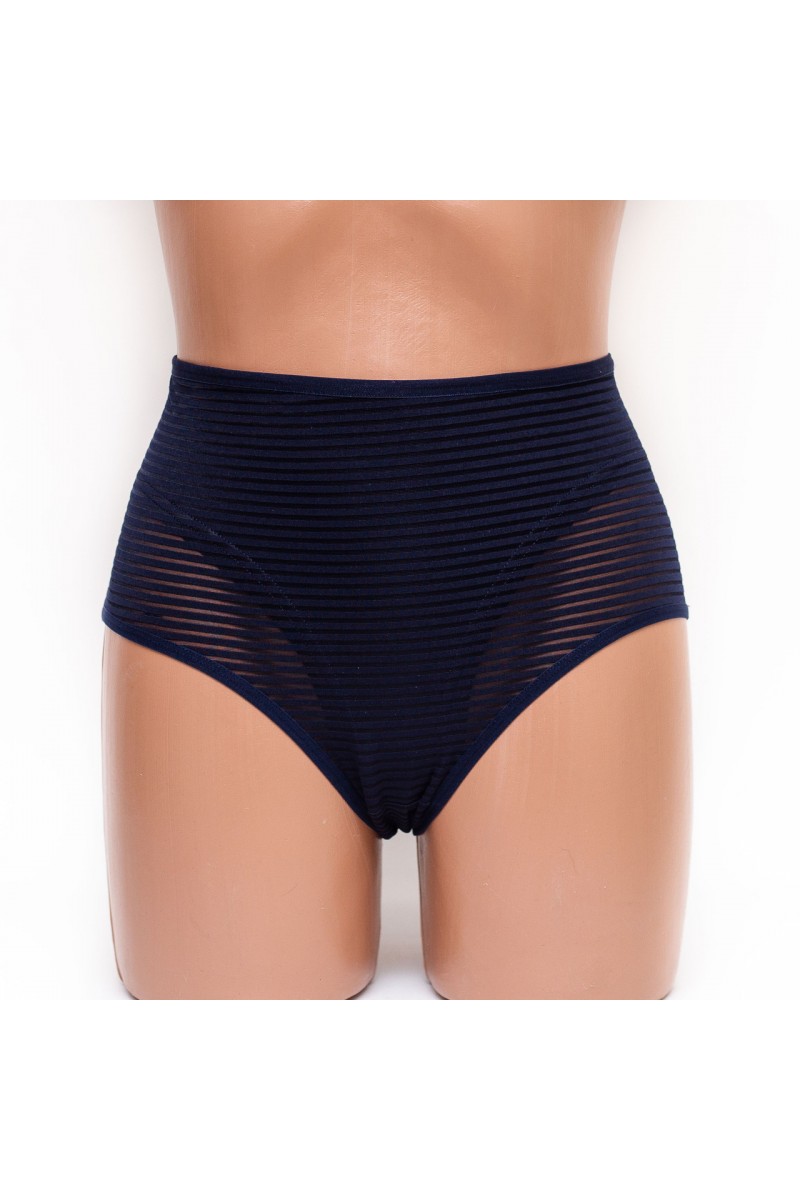 Женские трусы хлопок ER and DO 368 синие K3284-4