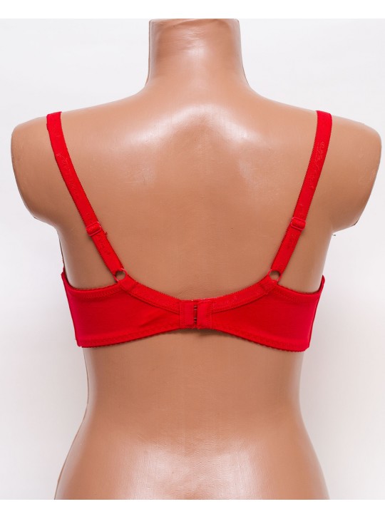 Бюстгальтер мереживний Anfen 609-6 червоний 609-6-3